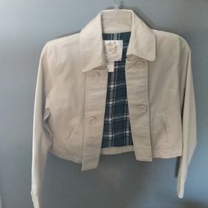 wet seal khaki large jacket